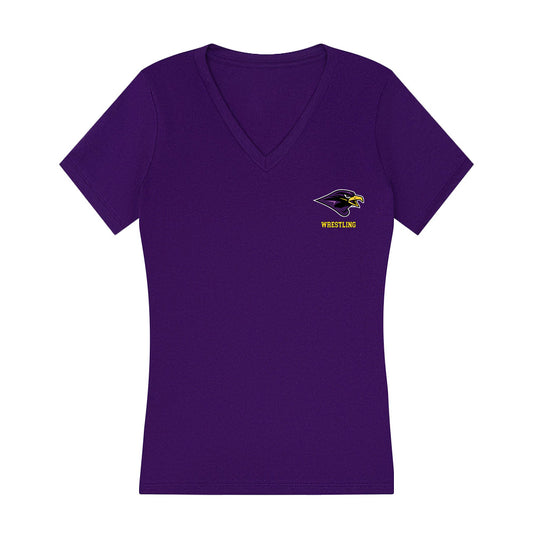 Montevallo - NCAA Wrestling : Barrett Bridgmon - Women's V-Neck T-Shirt-0