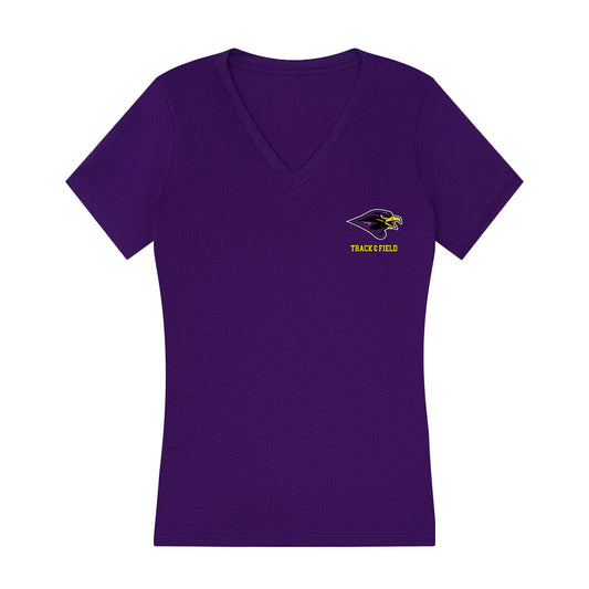 Montevallo - NCAA Women's Track & Field : Elizabeth Wilson - Women's V-Neck T-Shirt-0