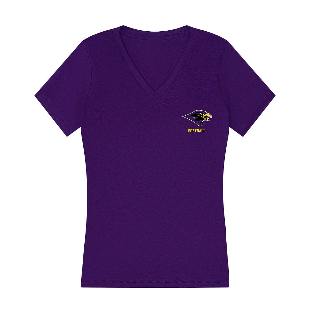 Montevallo - NCAA Softball : Kennedy Hussey - Women's V-Neck T-Shirt-0