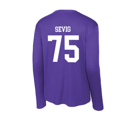 Truman - NCAA Football : Oliver Sevig - Activewear Long Sleeve T-Shirt-1