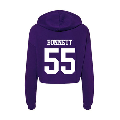 Truman - NCAA Football : Wyatt Bonnett - Women's Crop Fleece Hoodie-1