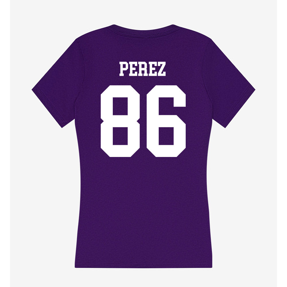 Truman - NCAA Football : Diego Perez - Women's V-Neck T-Shirt-1