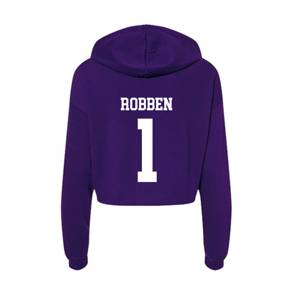 Truman - NCAA Men's Soccer : Owen Robben - Women's Crop Fleece Hoodie-1