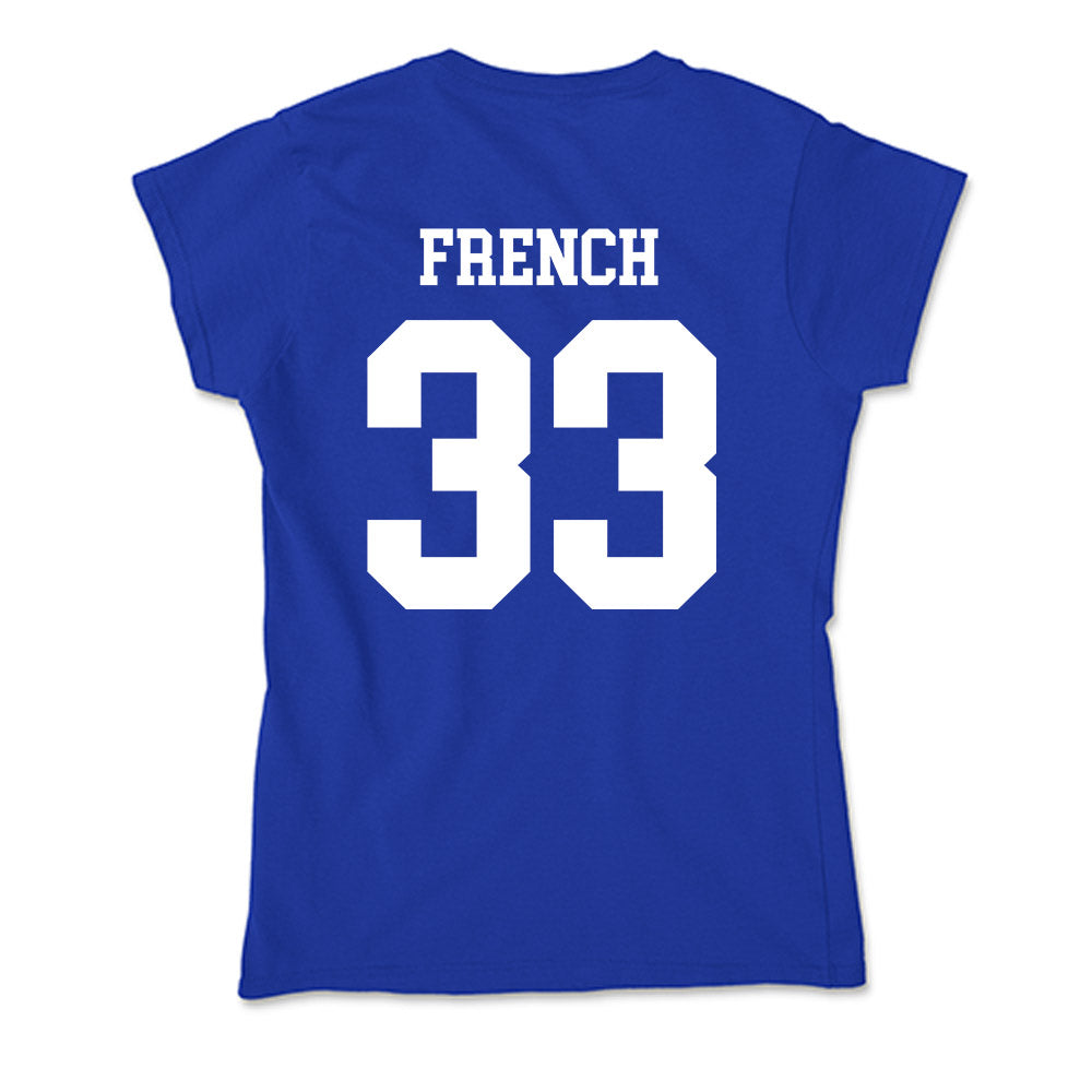 EIU - NCAA Softball : Bryanna French - Soft Style Women’s T-Shirt-1