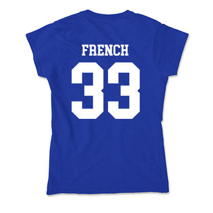 EIU - NCAA Softball : Bryanna French - Soft Style Women’s T-Shirt-1