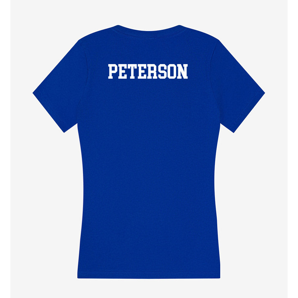 EIU - NCAA Women's Track & Field : Analena Peterson - Women's V-Neck T-Shirt-1