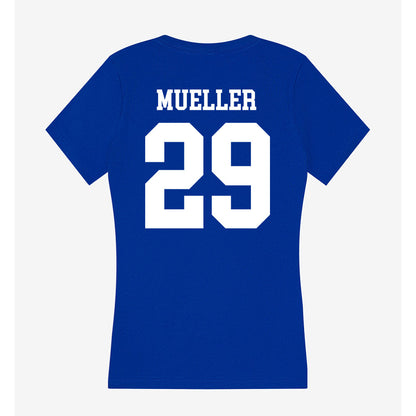 EIU - NCAA Women's Soccer : Sadie Mueller - Women's V-Neck T-Shirt-1