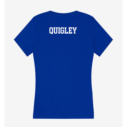 EIU - NCAA Women's Golf : Olivia Quigley - Women's V-Neck T-Shirt-1