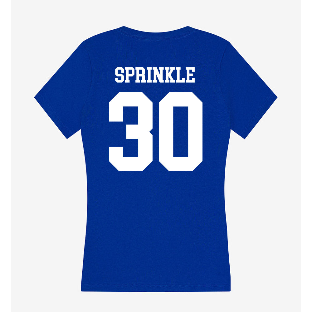 EIU - NCAA Football : Joey Sprinkle - Women's V-Neck T-Shirt-1