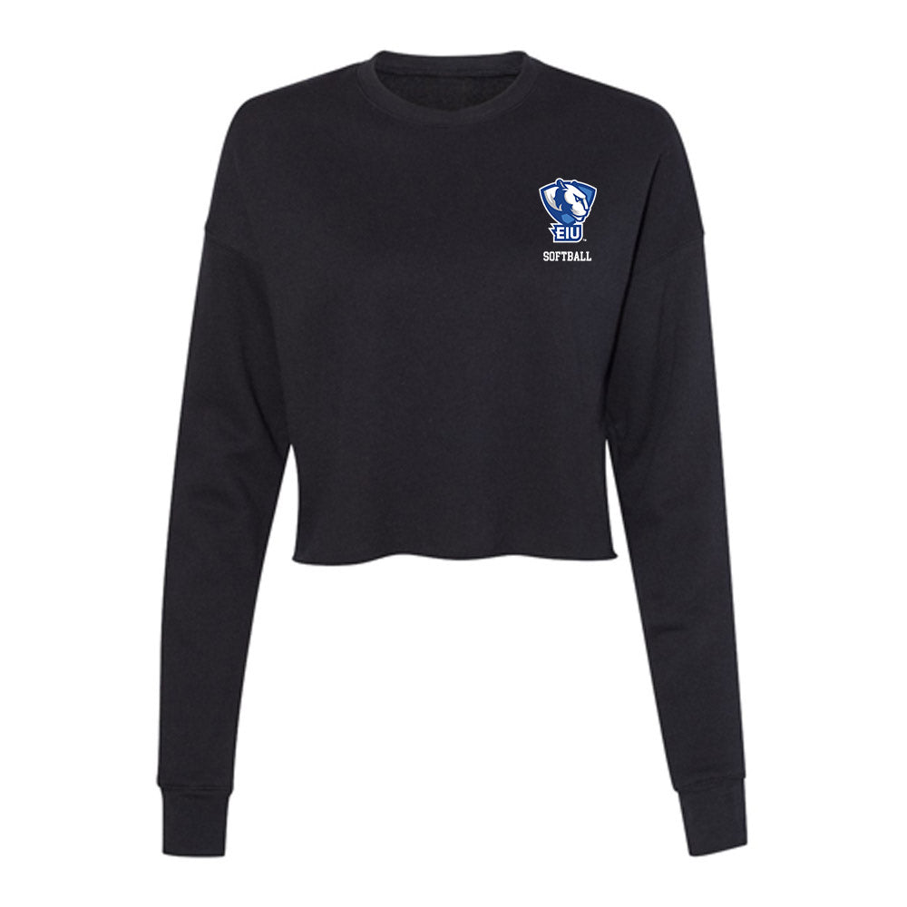 EIU - NCAA Softball : Bryanna French - Women's Cropped Crew Fleece-0
