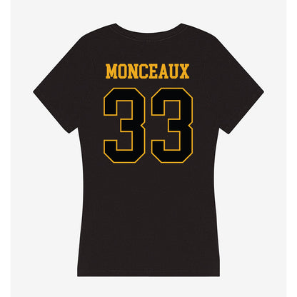 UAPB - NCAA Baseball : Nathan Monceaux - Women's V-Neck T-Shirt-1