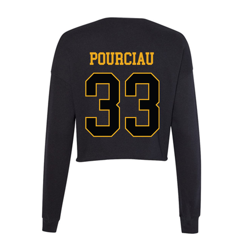 UAPB - NCAA Men's Basketball : Travis Pourciau - Women's Cropped Crew Fleece-1