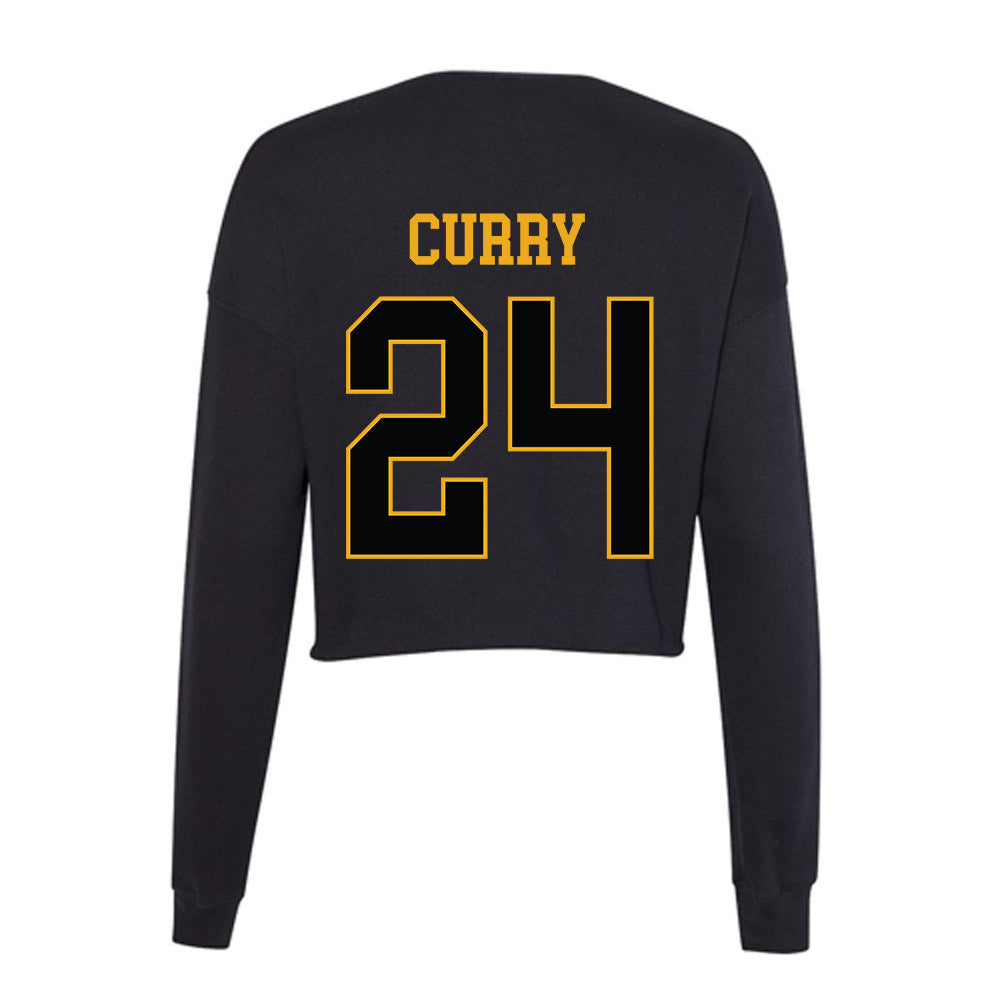 UAPB - NCAA Football : Bj Curry - Women's Cropped Crew Fleece-1