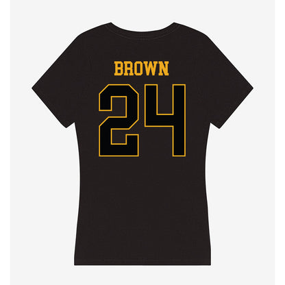 UAPB - NCAA Baseball : Darrius Brown - Women's V-Neck T-Shirt-1