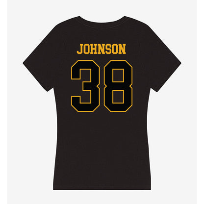 UAPB - NCAA Football : Na-il Johnson - Women's V-Neck T-Shirt-1