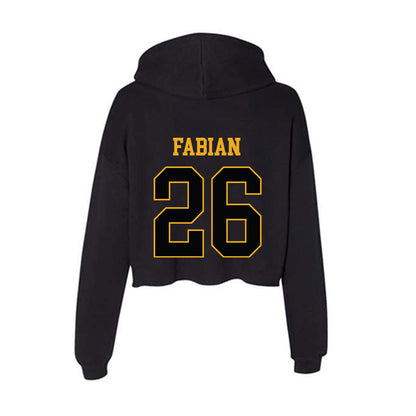 UAPB - NCAA Baseball : Kenney Fabian - Women's Crop Fleece Hoodie-1