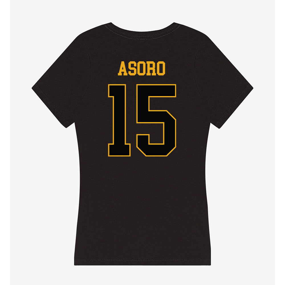 UAPB - NCAA Men's Basketball : Dennis Asoro - Women's V-Neck T-Shirt-1