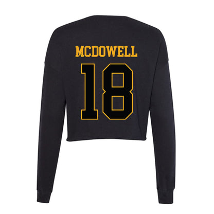 UAPB - NCAA Women's Volleyball : Mackenzie McDowell - Women's Cropped Crew Fleece-1