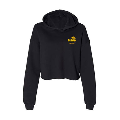 UAPB - NCAA Football : Jaxson Isaac - Women's Crop Fleece Hoodie-0