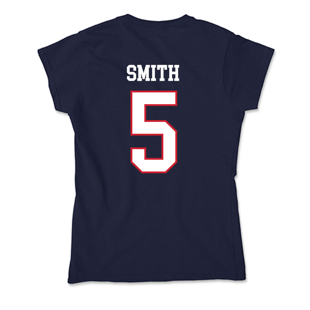 Columbus State - NCAA Men's Basketball : Aaron Smith - Soft Style Women’s T-Shirt-1