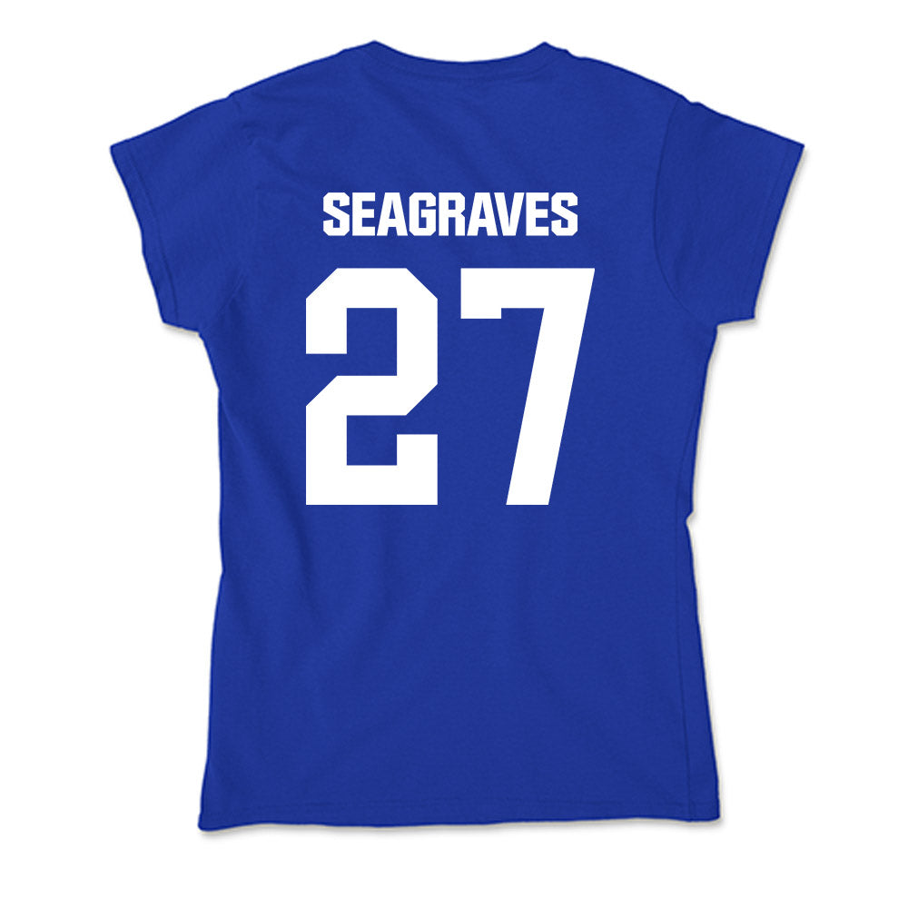 Fayetteville State - NCAA Football : Shawn Seagraves - Soft Style Women’s T-Shirt-1