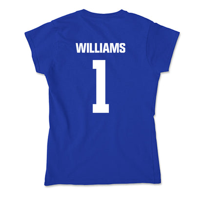 Fayetteville State - NCAA Men's Basketball : Rell Williams - Soft Style Women’s T-Shirt-1