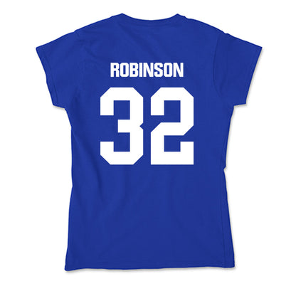 Fayetteville State - NCAA Football : True Robinson - Soft Style Women’s T-Shirt-1