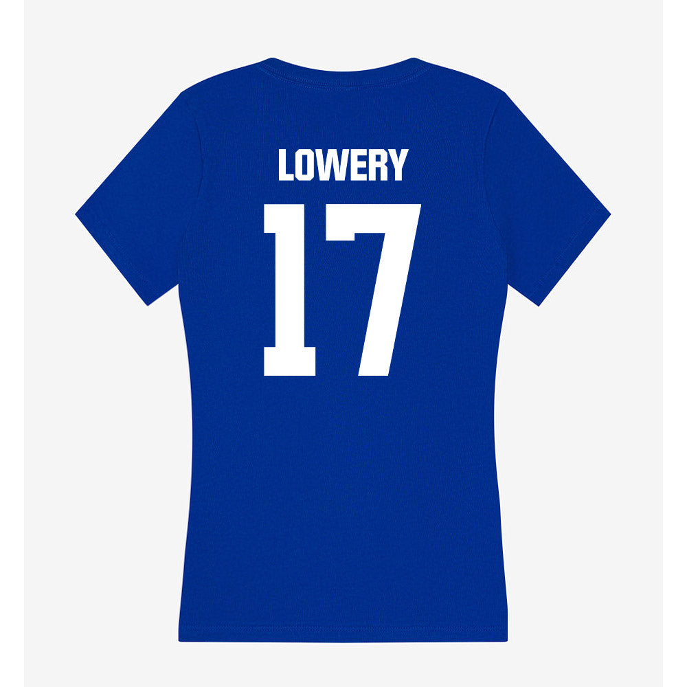 Fayetteville State - NCAA Softball : Tamarah Lowery - Women's V-Neck T-Shirt-1