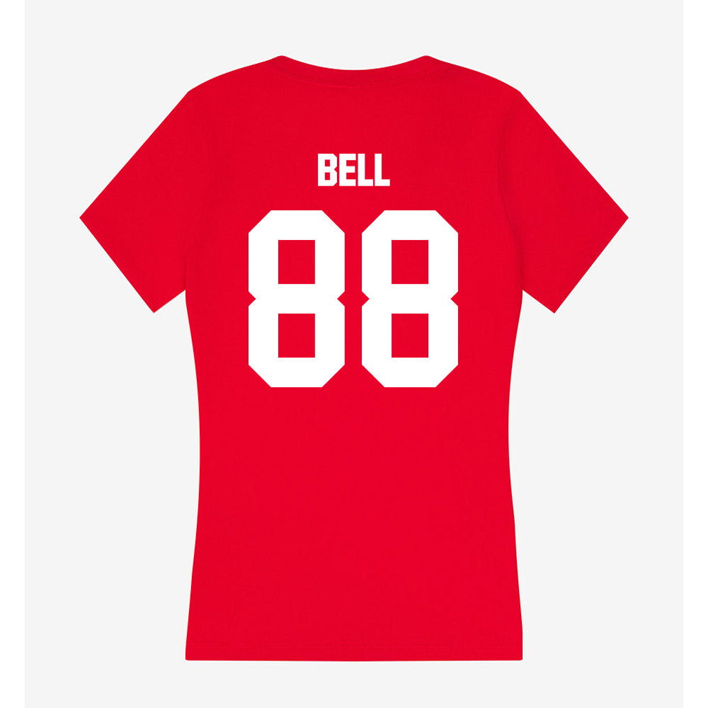 Jax State - NCAA Football : Kam Bell - Women's V-Neck T-Shirt-1