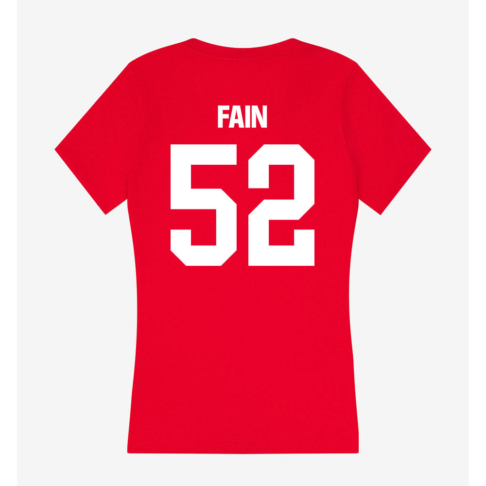 Jax State - NCAA Football : Storm Fain - Women's V-Neck T-Shirt-1