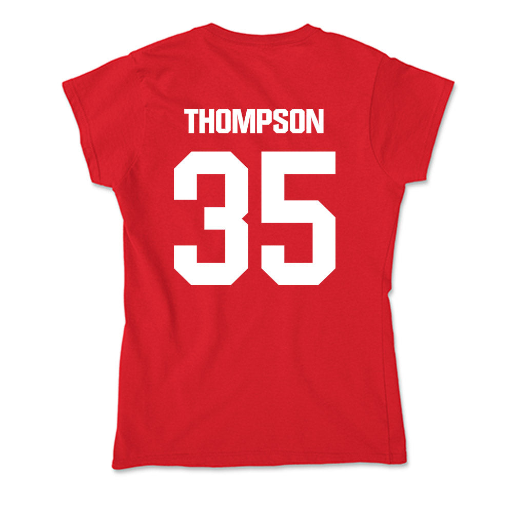 Jax State - NCAA Football : Aidan Thompson - Soft Style Women’s T-Shirt-1