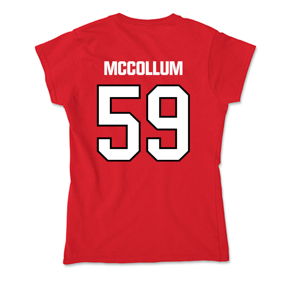 WSSU - NCAA Football : Rashaad McCollum - Soft Style Women’s T-Shirt-1