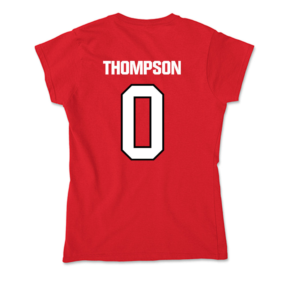 WSSU - NCAA Men's Basketball : Jaiden Thompson - Soft Style Women’s T-Shirt-1