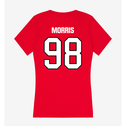 WSSU - NCAA Football : Noah Morris - Women's V-Neck T-Shirt-1