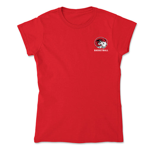WSSU - NCAA Men's Basketball : Ethan English - Soft Style Women’s T-Shirt-0