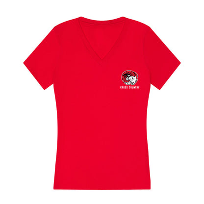 WSSU - NCAA Men's Cross Country : Henry Weah - Women's V-Neck T-Shirt-0