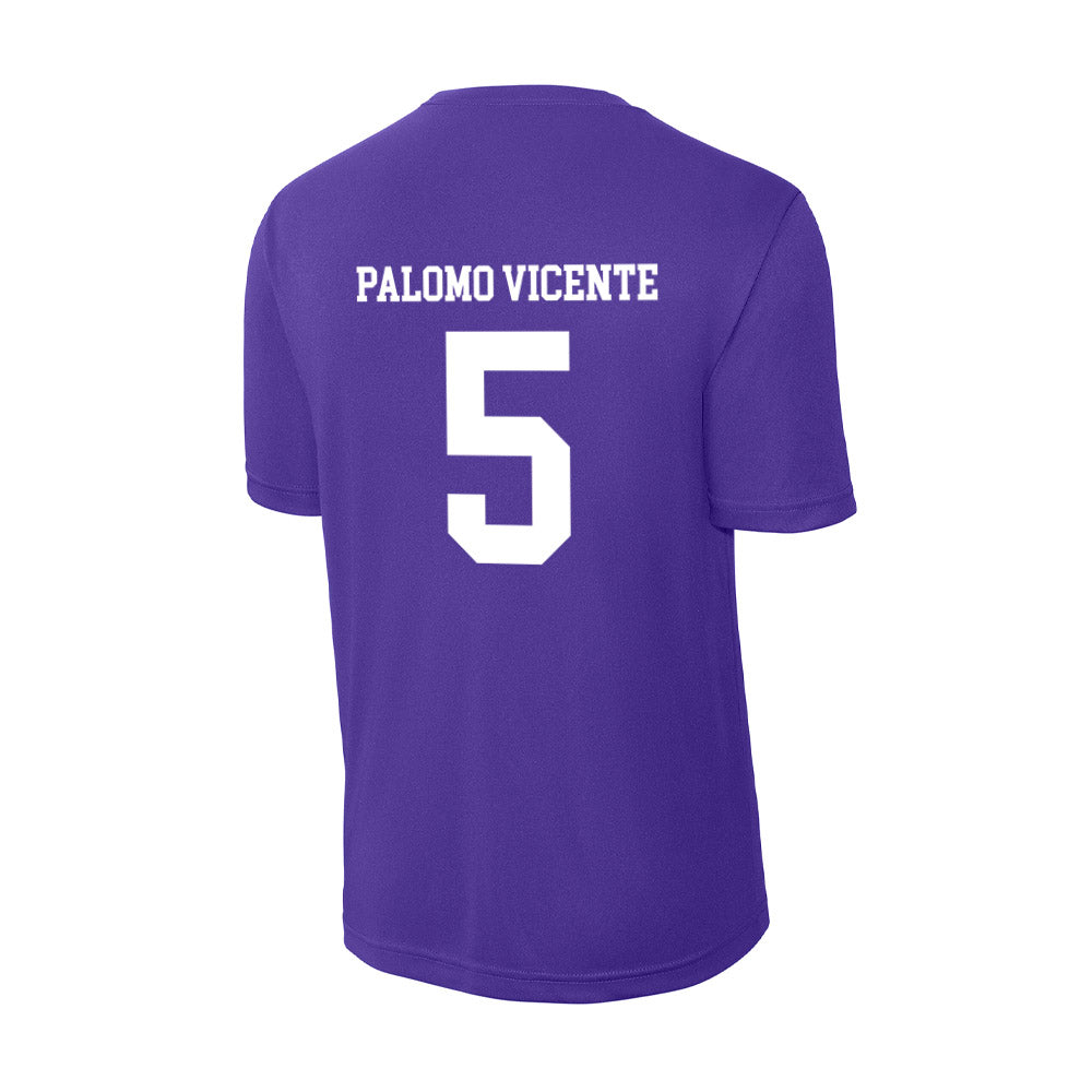 Evansville - NCAA Women's Basketball : Julia Palomo Vicente - Activewear T-Shirt-1