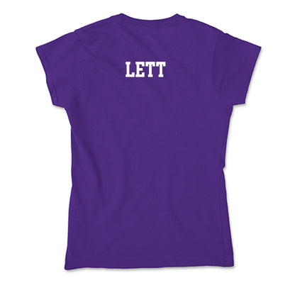 Evansville - NCAA Men's Swimming & Diving : Gabe Lett - Soft Style Women’s T-Shirt-1