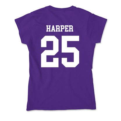Evansville - NCAA Men's Soccer : Dean Harper - Soft Style Women’s T-Shirt-1