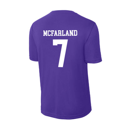 Evansville - NCAA Men's Soccer : Eyob McFarland - Activewear T-Shirt-1