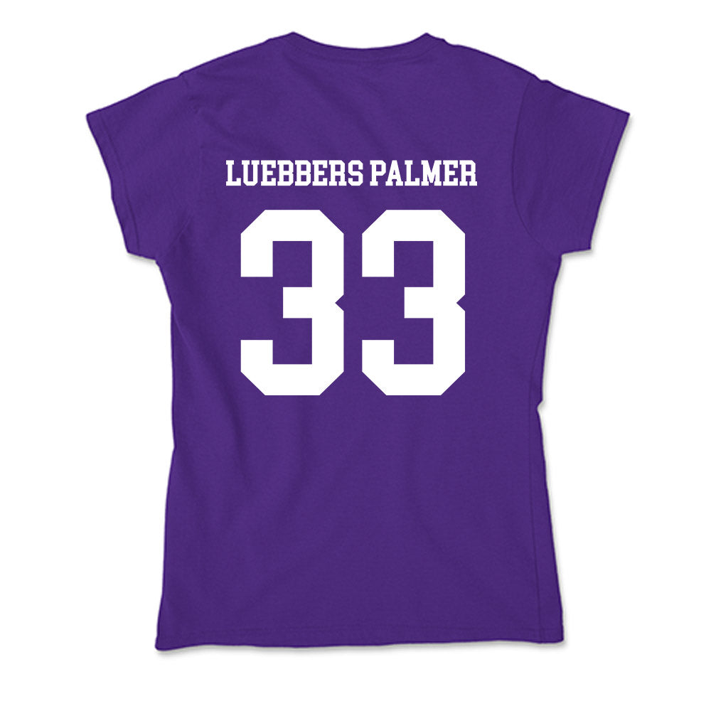 Evansville - NCAA Women's Basketball : Logan Luebbers Palmer - Soft Style Women’s T-Shirt-1