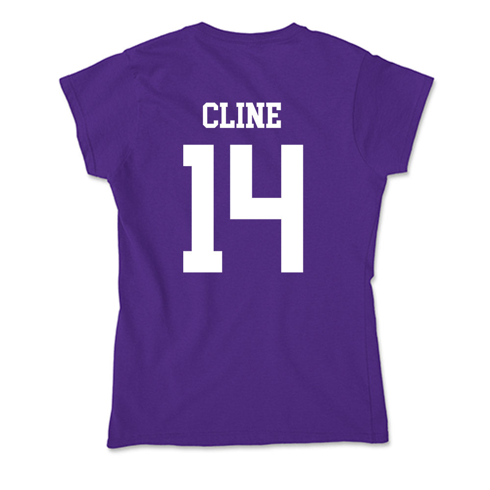 Evansville - NCAA Women's Volleyball : Chloe Cline - Soft Style Women’s T-Shirt-1