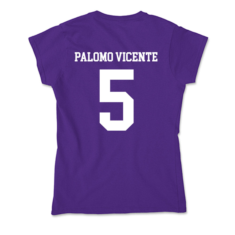 Evansville - NCAA Women's Basketball : Julia Palomo Vicente - Soft Style Women’s T-Shirt-1