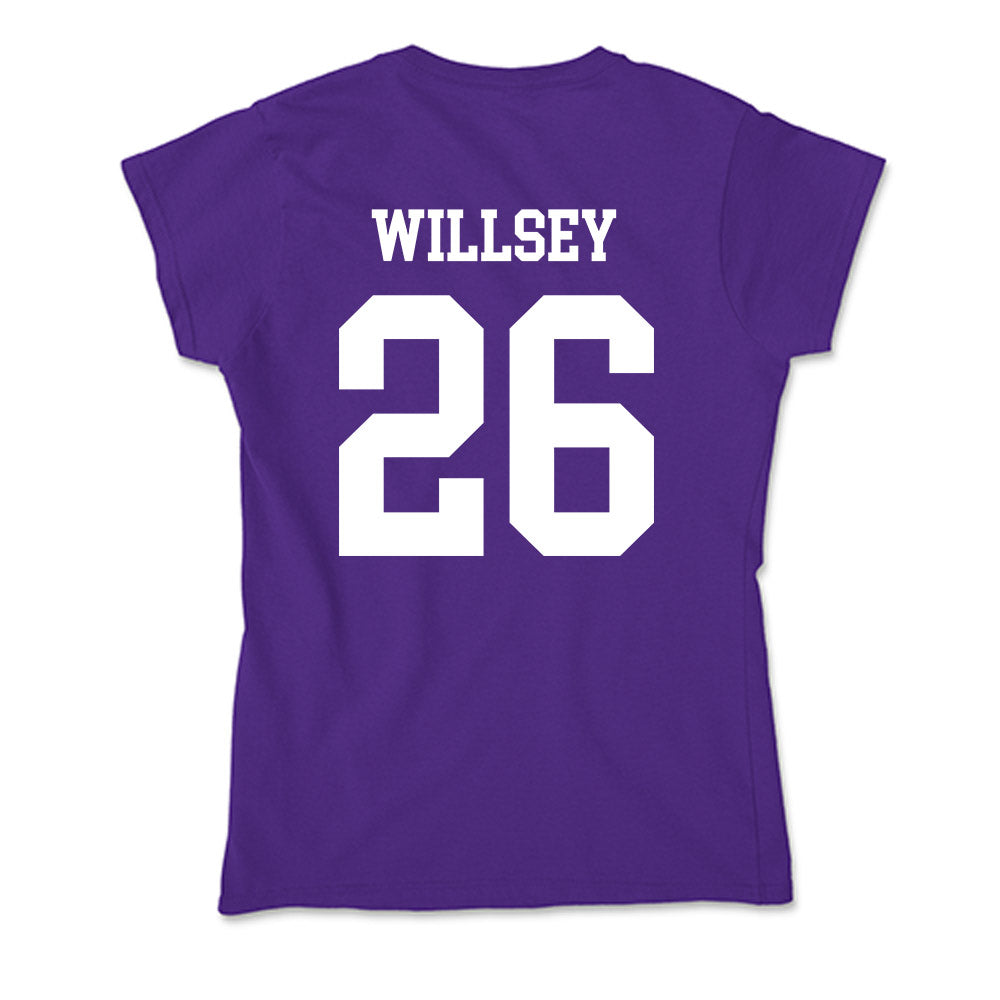 Evansville - NCAA Softball : Jess Willsey - Soft Style Women’s T-Shirt-1