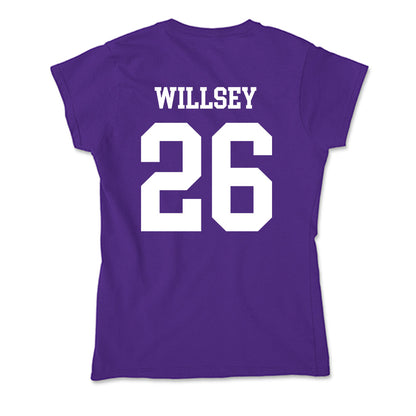 Evansville - NCAA Softball : Jess Willsey - Soft Style Women’s T-Shirt-1