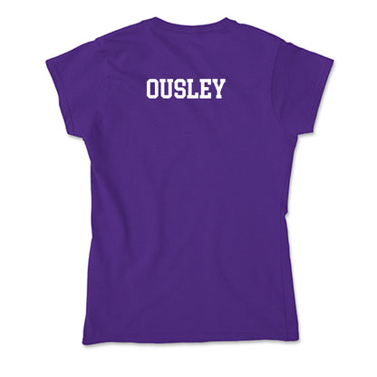 Evansville - NCAA Men's Golf : Jamison Ousley - Soft Style Women’s T-Shirt-1