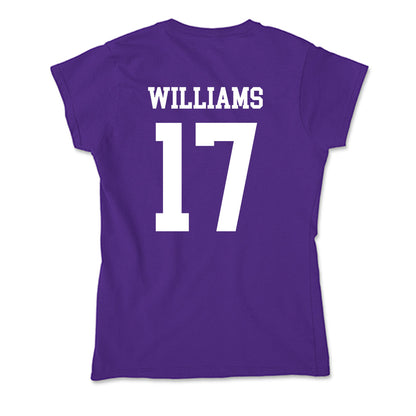 Evansville - NCAA Men's Soccer : Lionel Williams - Soft Style Women’s T-Shirt-1