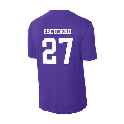 Evansville - NCAA Men's Soccer : Andres Escudero - Activewear T-Shirt-1
