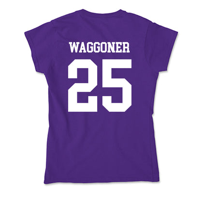 Evansville - NCAA Baseball : Evan Waggoner - Soft Style Women’s T-Shirt-1