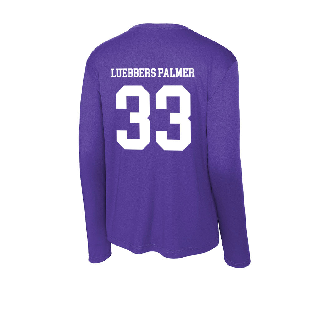 Evansville - NCAA Women's Basketball : Logan Luebbers Palmer - Activewear Long Sleeve T-Shirt-1